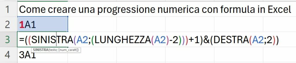 Combiniamo tutto in una Formula Annidata